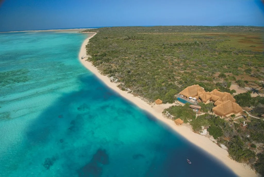 AZURA RETREATS Azura Benguerra Presidential Villa aerial view - Ganders Travel