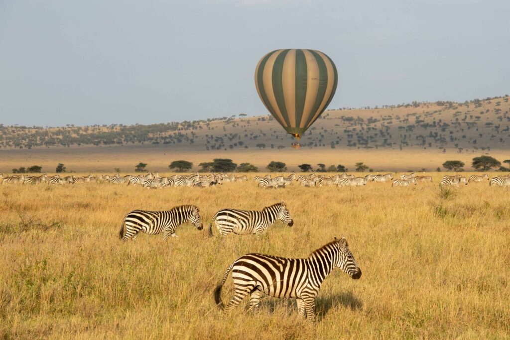 LEGENDARY EXPEDITIONS Mila Tented Camp Balloon safari - Ganders Travel