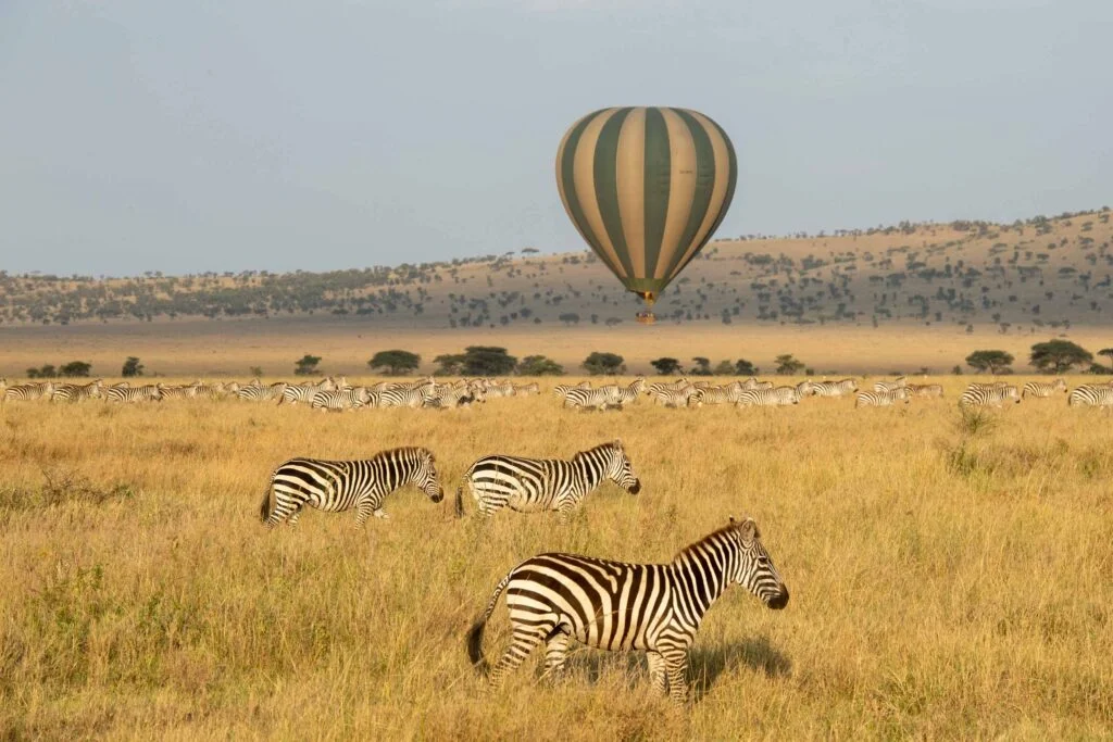 LEGENDARY EXPEDITIONS Mila Tented Camp Balloon safari - Ganders Travel