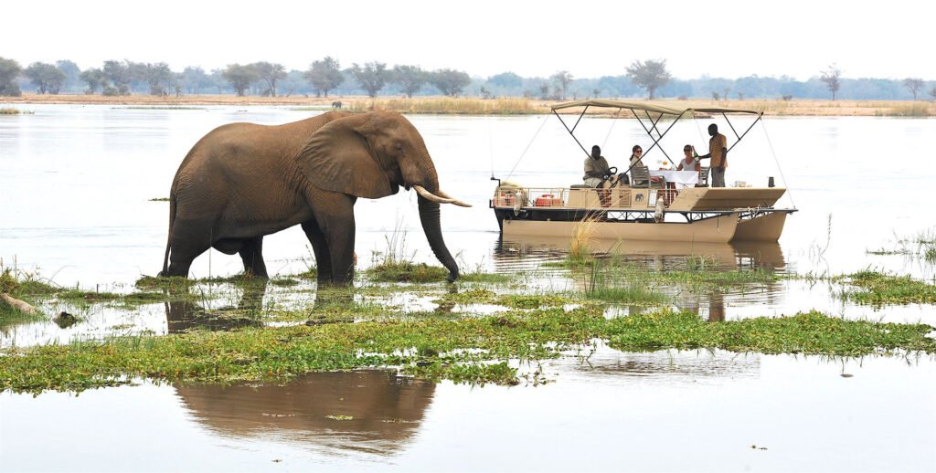 Chiawa floating lunch 1 - Ganders Travel