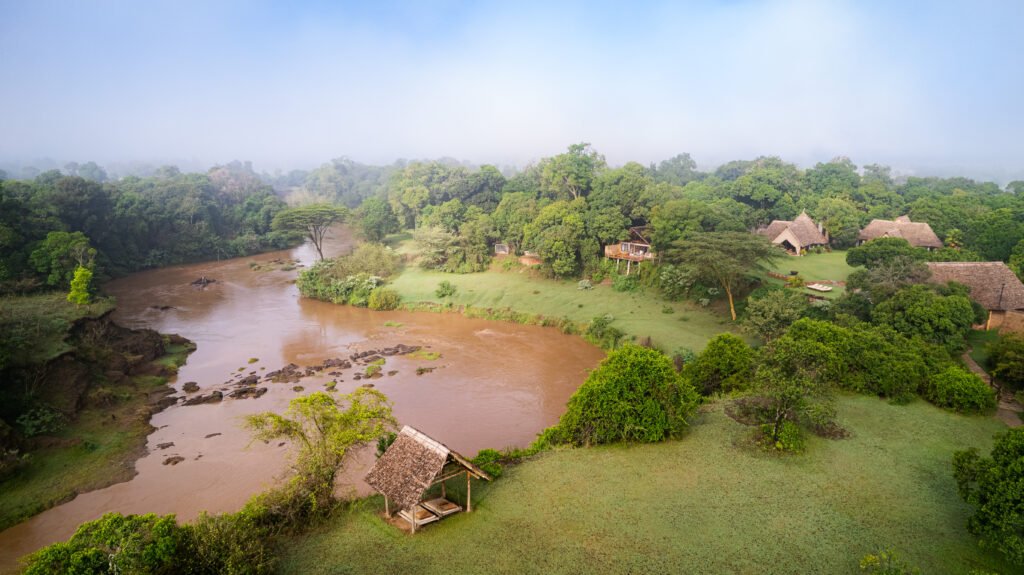 Aerial Overview of House in the Wild - Ganders Travel